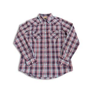 Wrangler Essentials Women's Western Shirt Size Medium Pearl Snap Button Horse